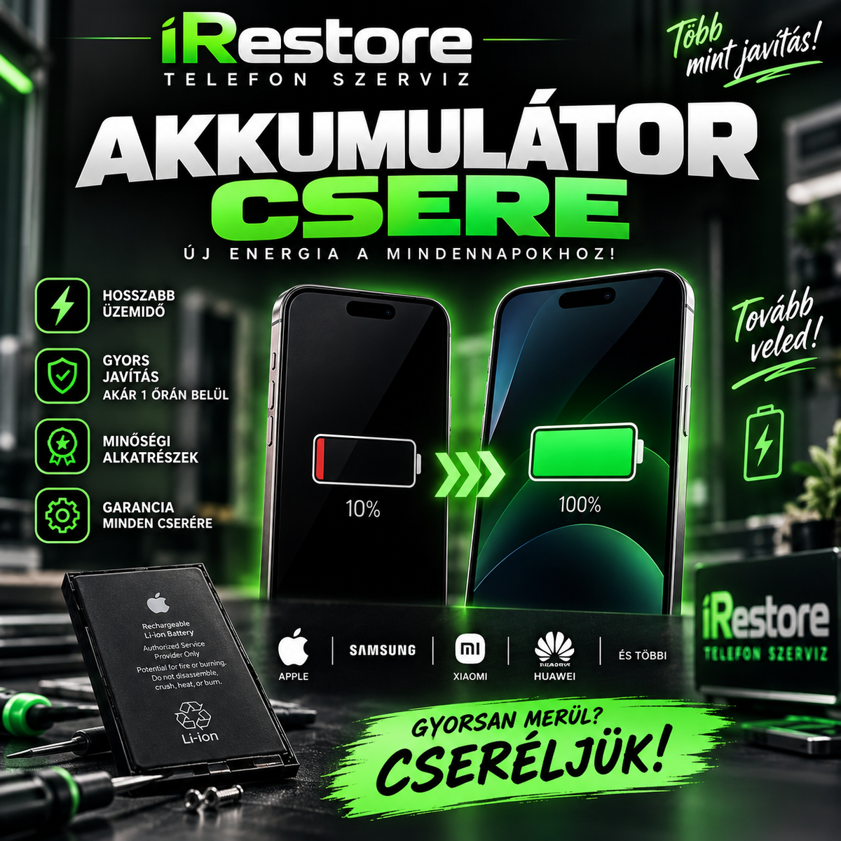 Apple iPhone 11 Akkumlátor csere